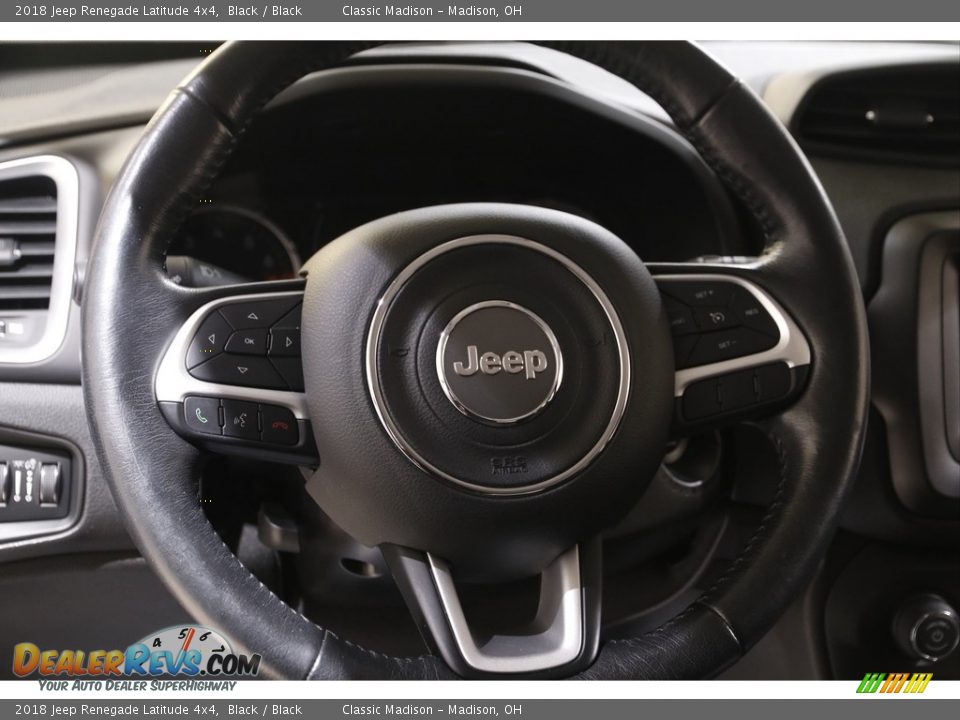 2018 Jeep Renegade Latitude 4x4 Black / Black Photo #7