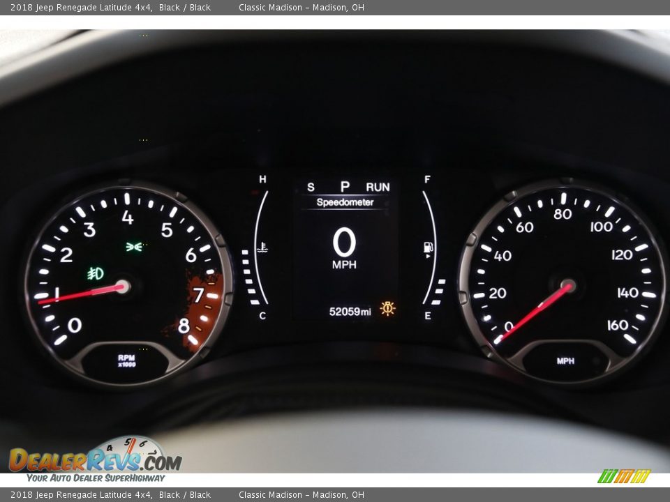 2018 Jeep Renegade Latitude 4x4 Black / Black Photo #8