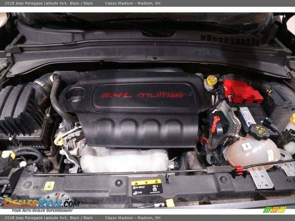 2018 Jeep Renegade Latitude 4x4 Black / Black Photo #20