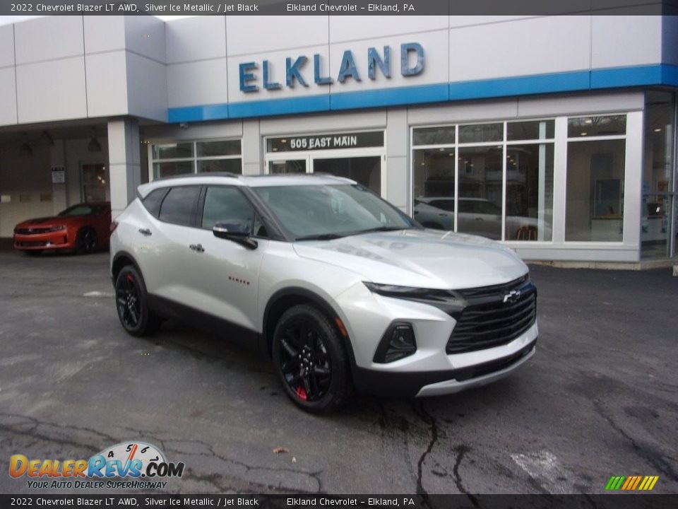 2022 Chevrolet Blazer LT AWD Silver Ice Metallic / Jet Black Photo #1