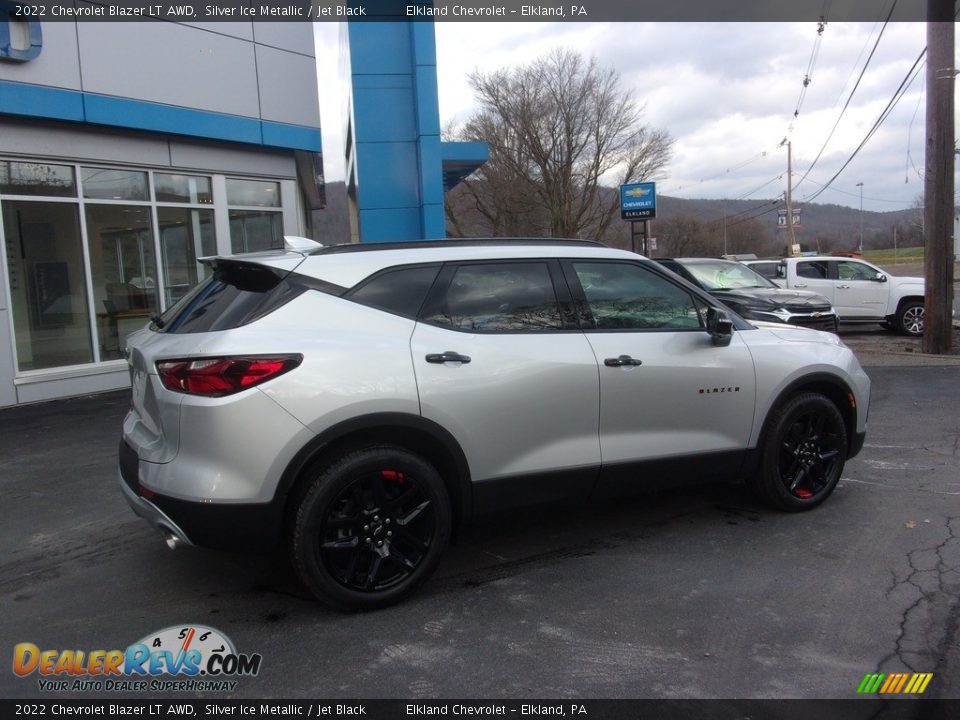 2022 Chevrolet Blazer LT AWD Silver Ice Metallic / Jet Black Photo #3