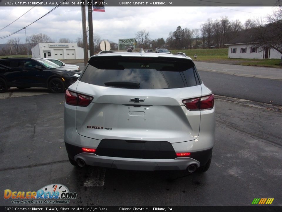 2022 Chevrolet Blazer LT AWD Silver Ice Metallic / Jet Black Photo #4