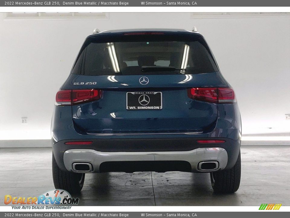 2022 Mercedes-Benz GLB 250 Denim Blue Metallic / Macchiato Beige Photo #3