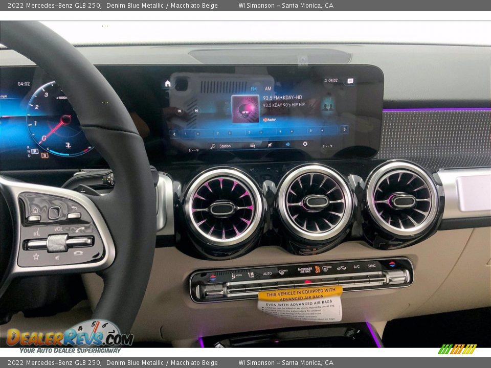 Controls of 2022 Mercedes-Benz GLB 250 Photo #7