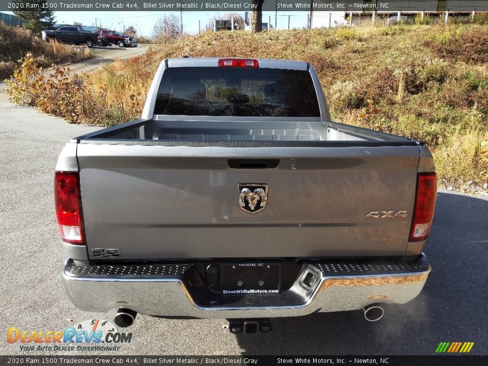 2020 Ram 1500 Tradesman Crew Cab 4x4 Billet Silver Metallic / Black/Diesel Gray Photo #7