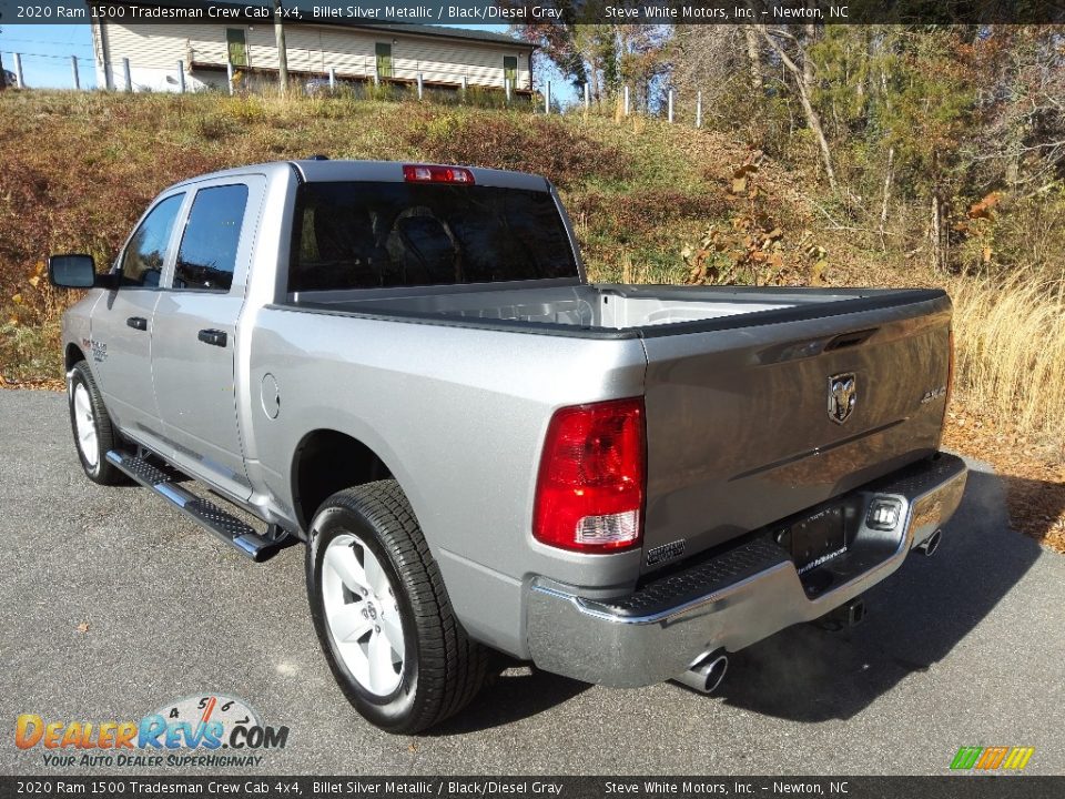 2020 Ram 1500 Tradesman Crew Cab 4x4 Billet Silver Metallic / Black/Diesel Gray Photo #9