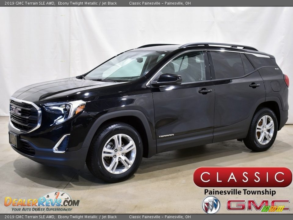 2019 GMC Terrain SLE AWD Ebony Twilight Metallic / Jet Black Photo #1