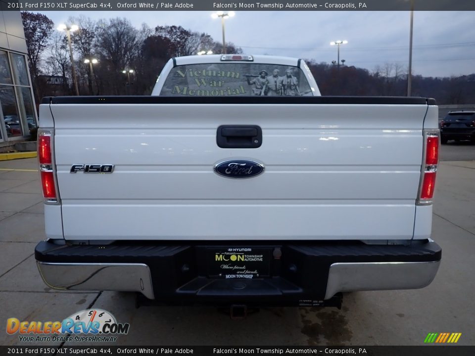 2011 Ford F150 XLT SuperCab 4x4 Oxford White / Pale Adobe Photo #3