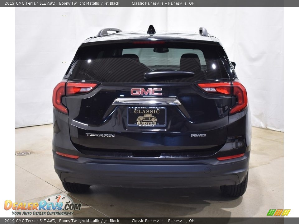 2019 GMC Terrain SLE AWD Ebony Twilight Metallic / Jet Black Photo #3