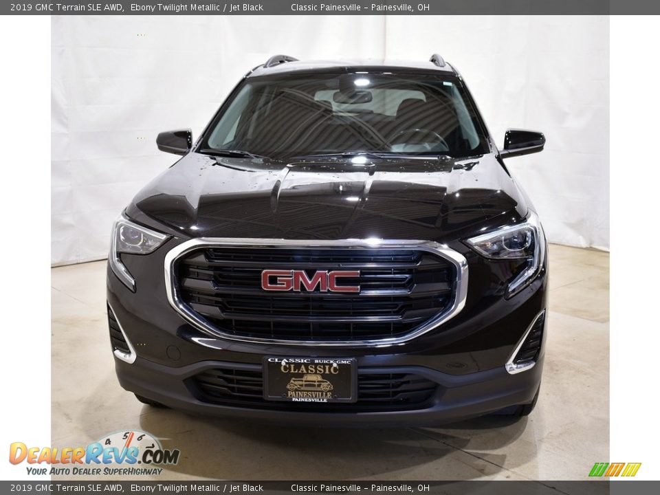 2019 GMC Terrain SLE AWD Ebony Twilight Metallic / Jet Black Photo #4