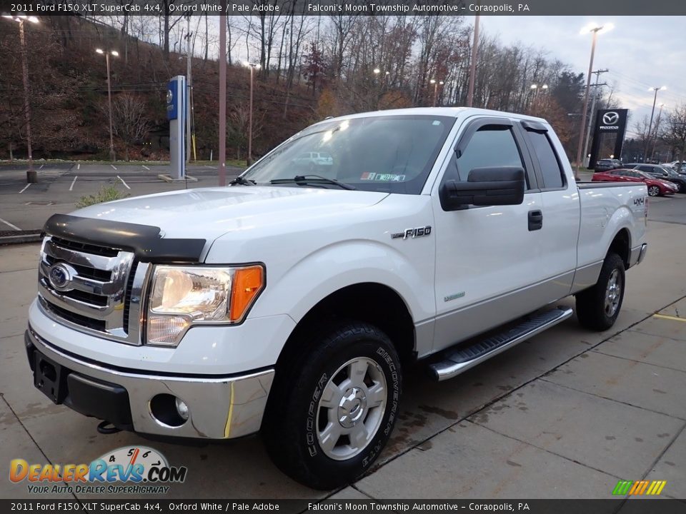 2011 Ford F150 XLT SuperCab 4x4 Oxford White / Pale Adobe Photo #6