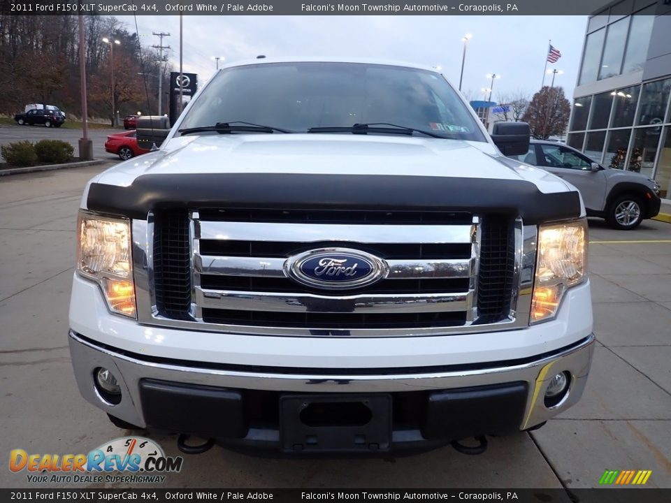 2011 Ford F150 XLT SuperCab 4x4 Oxford White / Pale Adobe Photo #7