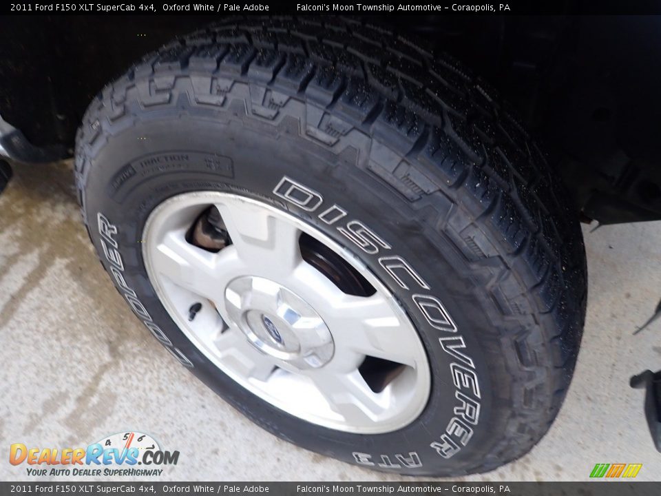 2011 Ford F150 XLT SuperCab 4x4 Oxford White / Pale Adobe Photo #9