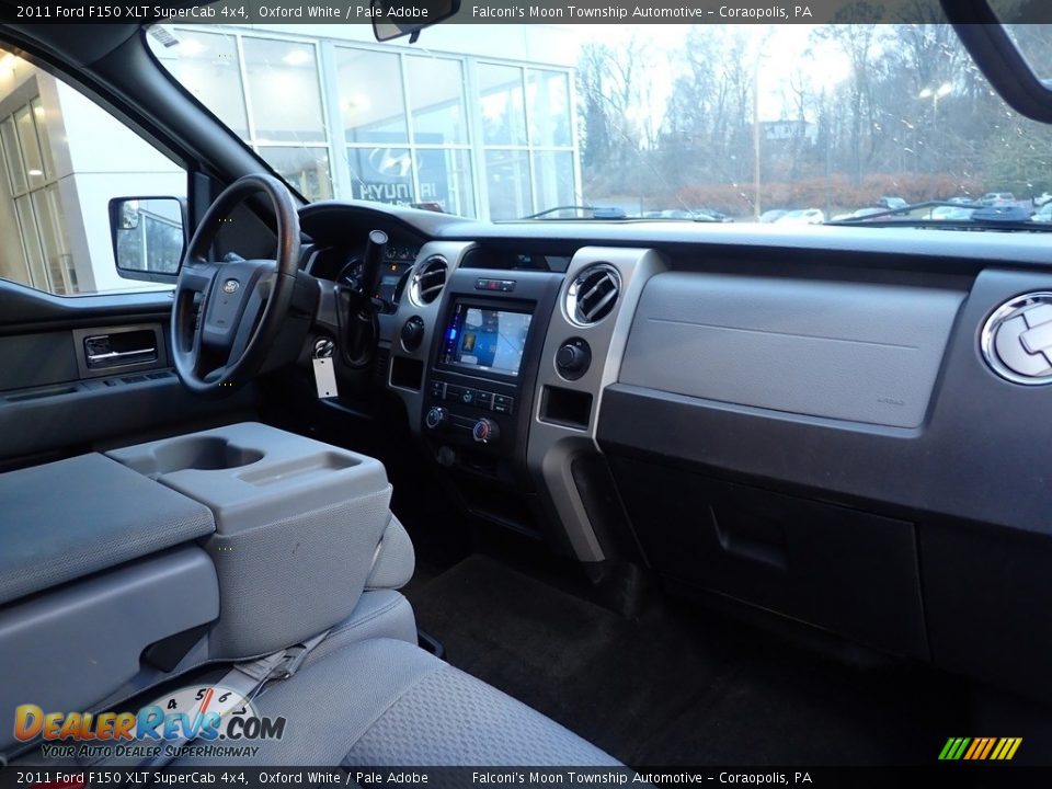 2011 Ford F150 XLT SuperCab 4x4 Oxford White / Pale Adobe Photo #11