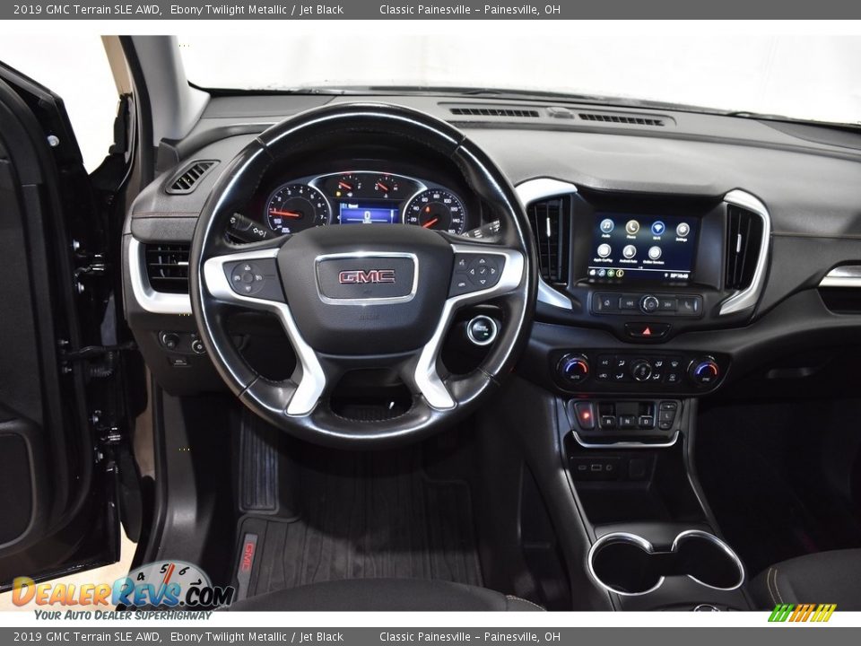 2019 GMC Terrain SLE AWD Ebony Twilight Metallic / Jet Black Photo #12