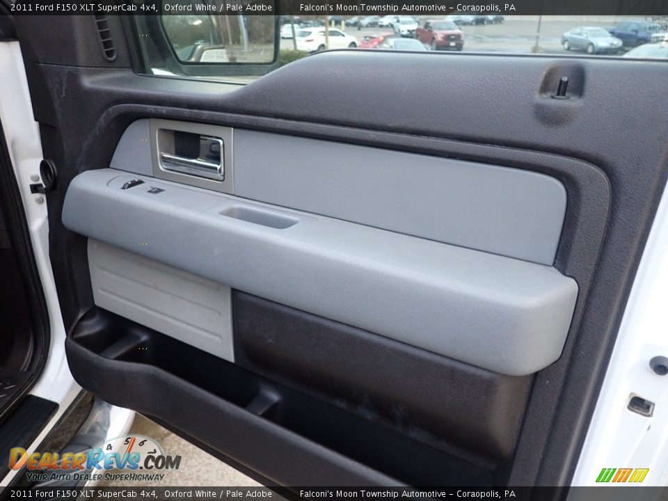 2011 Ford F150 XLT SuperCab 4x4 Oxford White / Pale Adobe Photo #13