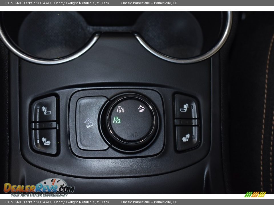 2019 GMC Terrain SLE AWD Ebony Twilight Metallic / Jet Black Photo #14