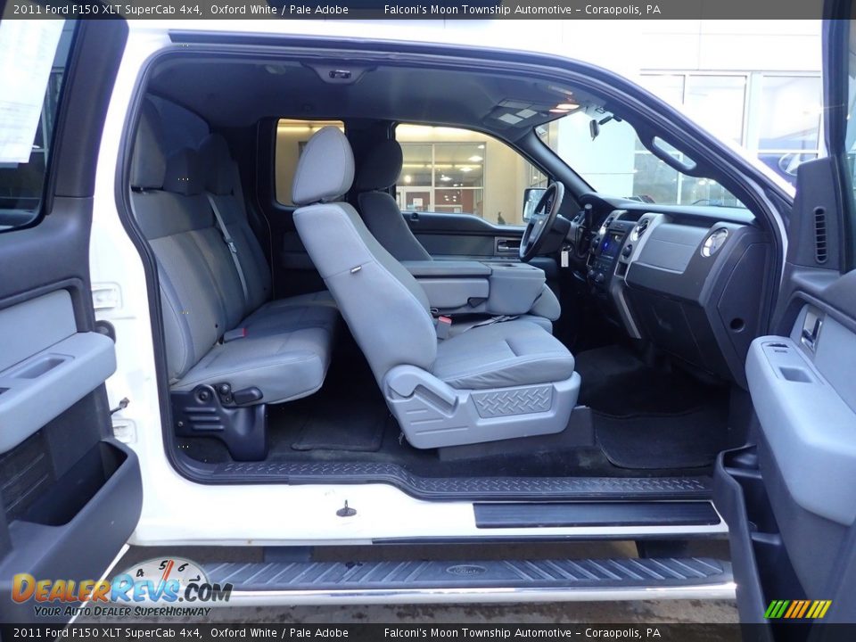 2011 Ford F150 XLT SuperCab 4x4 Oxford White / Pale Adobe Photo #15