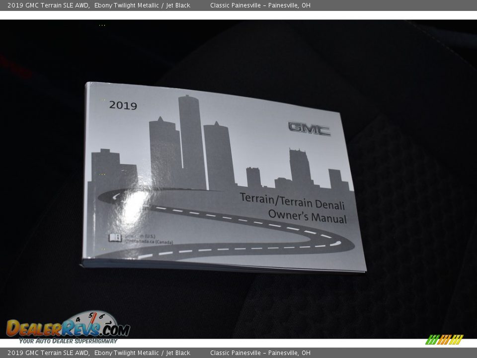 2019 GMC Terrain SLE AWD Ebony Twilight Metallic / Jet Black Photo #16