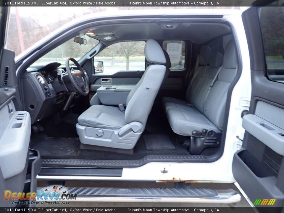 2011 Ford F150 XLT SuperCab 4x4 Oxford White / Pale Adobe Photo #18