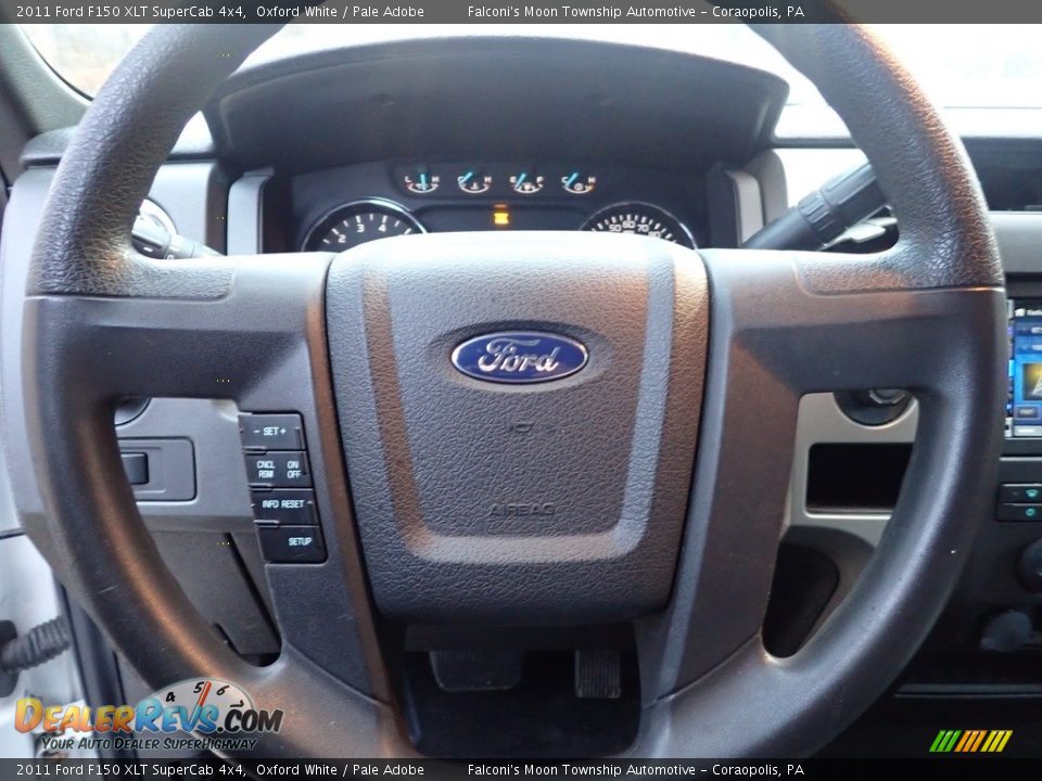 2011 Ford F150 XLT SuperCab 4x4 Oxford White / Pale Adobe Photo #21
