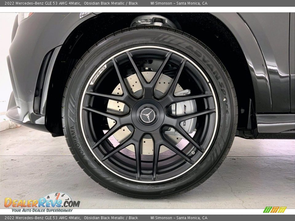 2022 Mercedes-Benz GLE 53 AMG 4Matic Obsidian Black Metallic / Black Photo #10