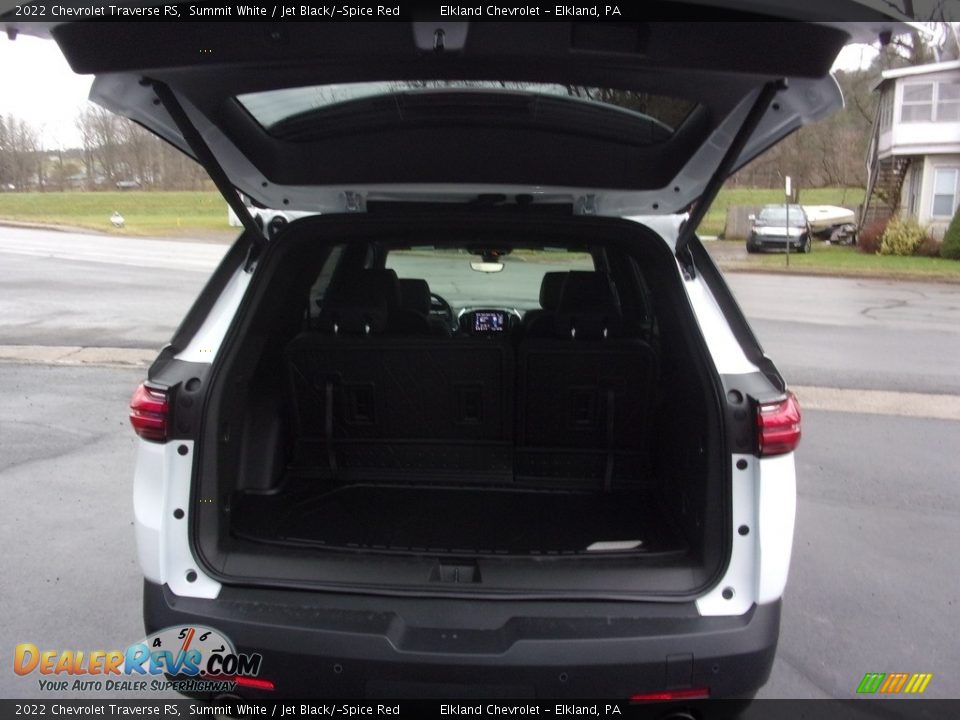 2022 Chevrolet Traverse RS Summit White / Jet Black/­Spice Red Photo #9