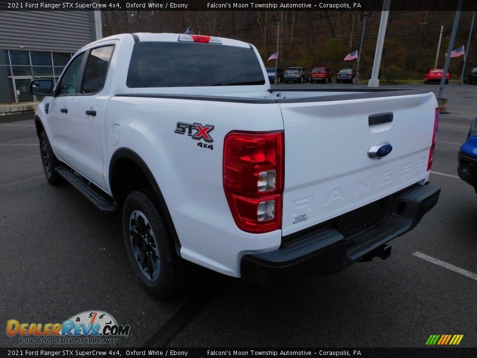 2021 Ford Ranger STX SuperCrew 4x4 Oxford White / Ebony Photo #5