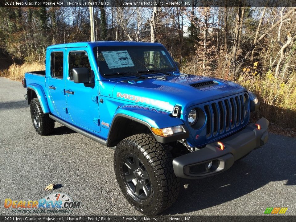 2021 Jeep Gladiator Mojave 4x4 Hydro Blue Pearl / Black Photo #4