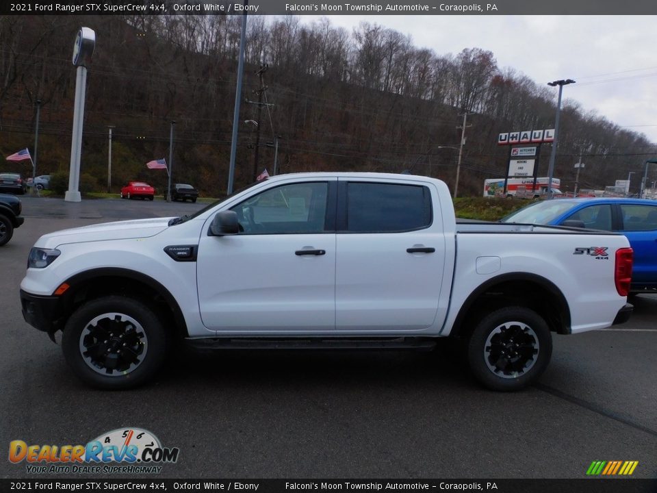 2021 Ford Ranger STX SuperCrew 4x4 Oxford White / Ebony Photo #6