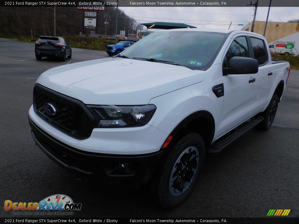 2021 Ford Ranger STX SuperCrew 4x4 Oxford White / Ebony Photo #7