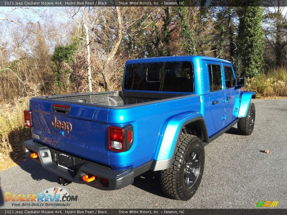 2021 Jeep Gladiator Mojave 4x4 Hydro Blue Pearl / Black Photo #6