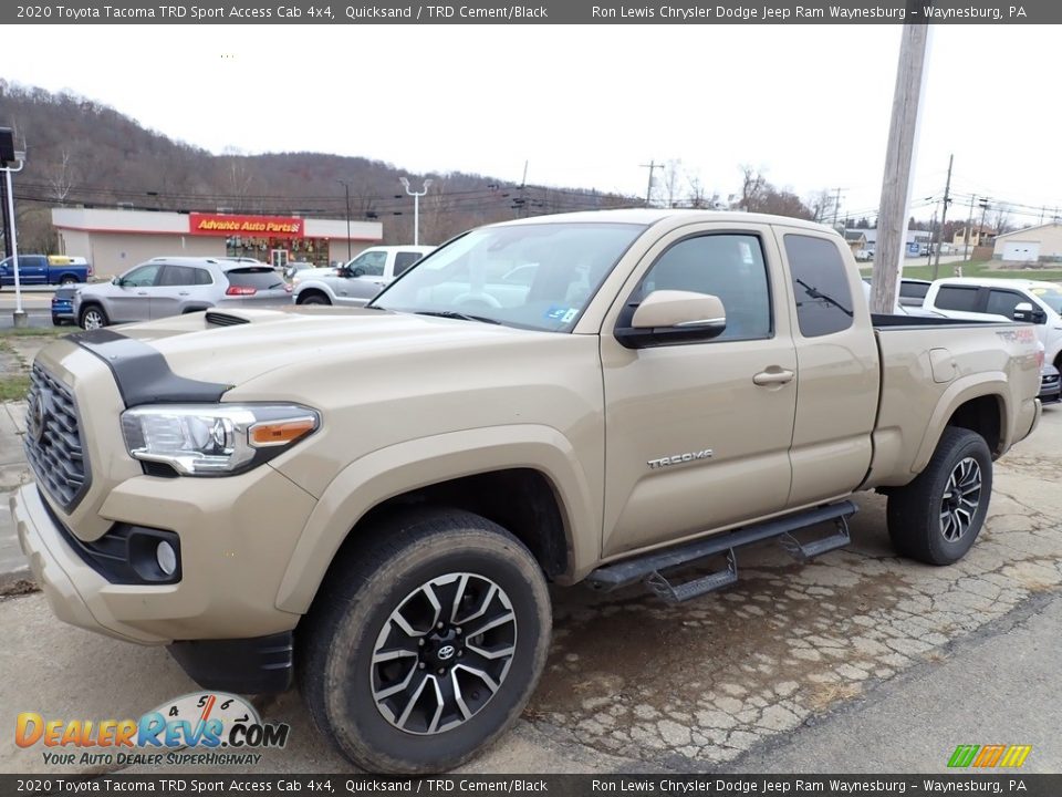 2020 Toyota Tacoma TRD Sport Access Cab 4x4 Quicksand / TRD Cement/Black Photo #1