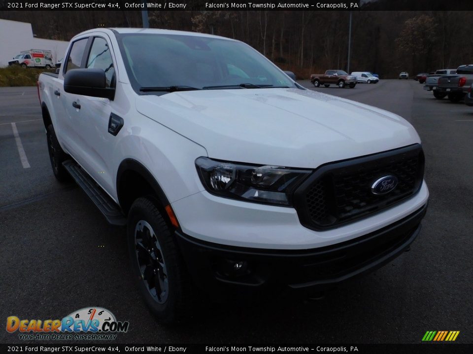 2021 Ford Ranger STX SuperCrew 4x4 Oxford White / Ebony Photo #9