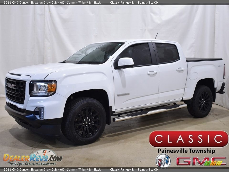 2021 GMC Canyon Elevation Crew Cab 4WD Summit White / Jet Black Photo #1