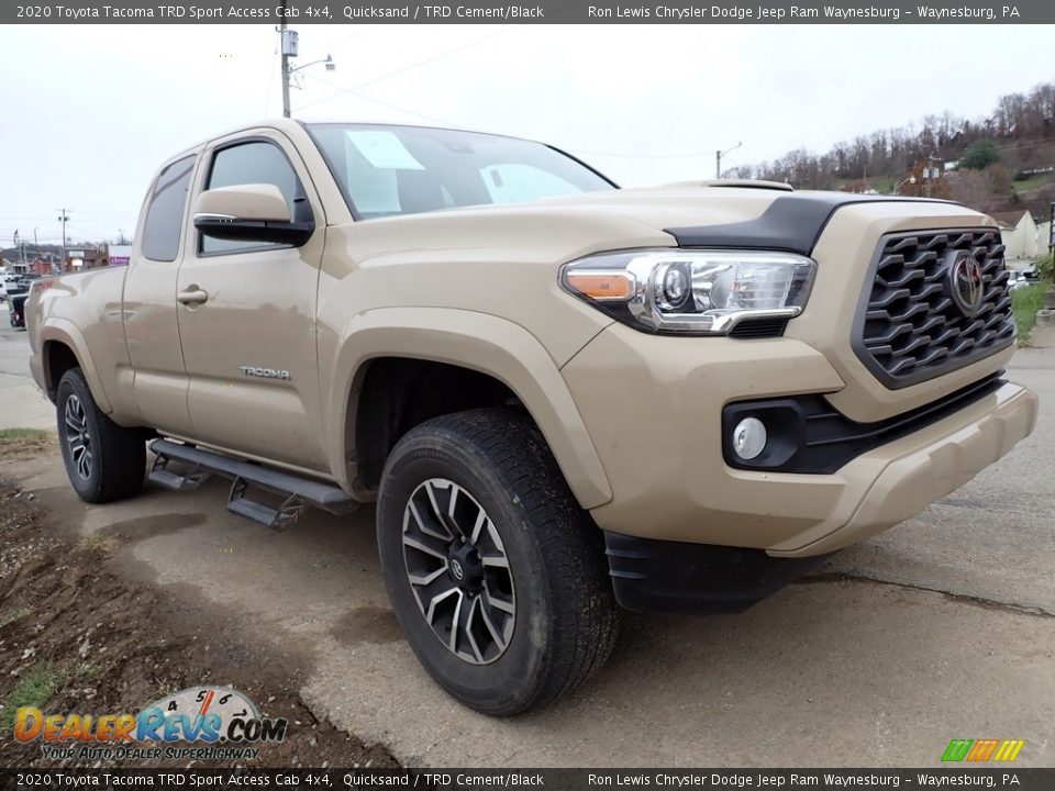 2020 Toyota Tacoma TRD Sport Access Cab 4x4 Quicksand / TRD Cement/Black Photo #4