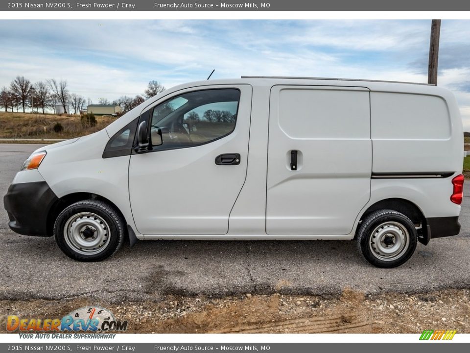 2015 Nissan NV200 S Fresh Powder / Gray Photo #7