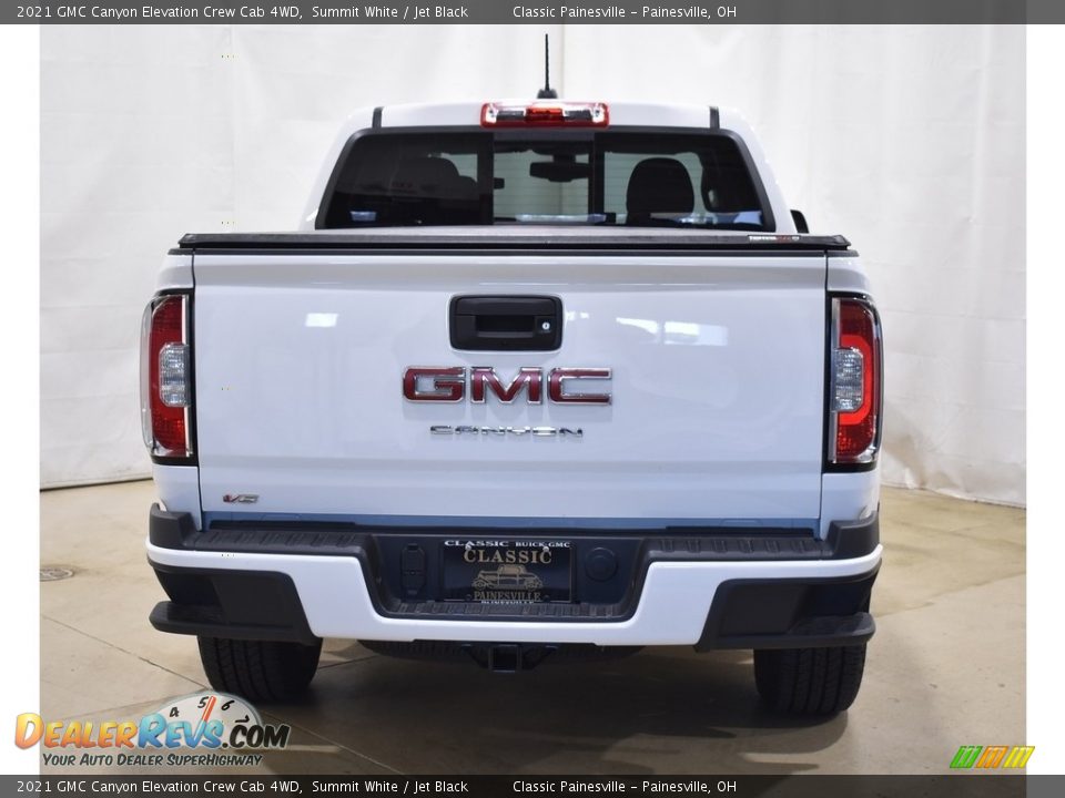 2021 GMC Canyon Elevation Crew Cab 4WD Summit White / Jet Black Photo #3