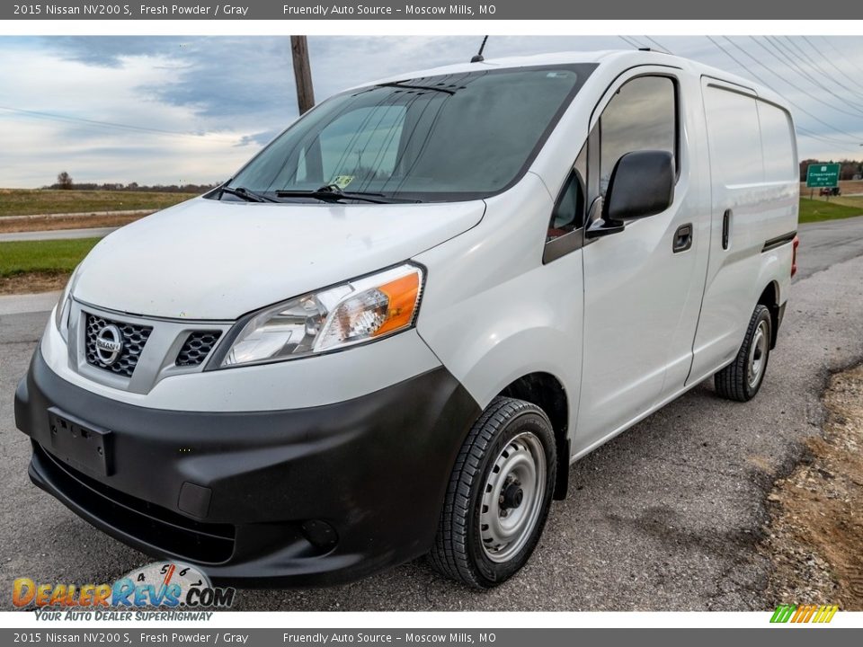 2015 Nissan NV200 S Fresh Powder / Gray Photo #8