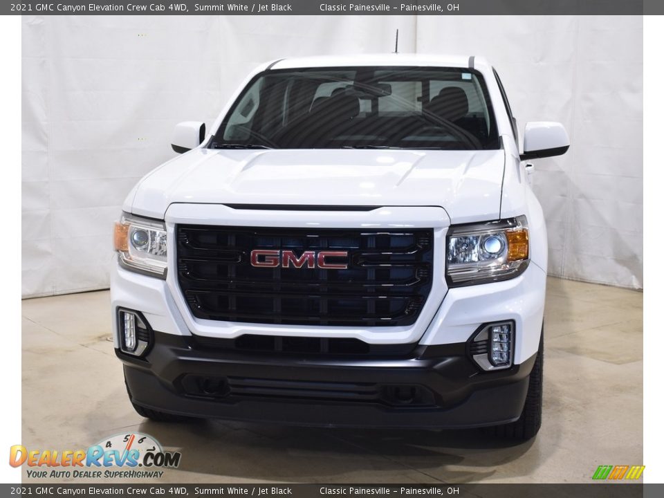 2021 GMC Canyon Elevation Crew Cab 4WD Summit White / Jet Black Photo #4