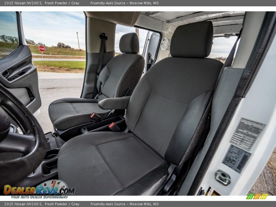 2015 Nissan NV200 S Fresh Powder / Gray Photo #17