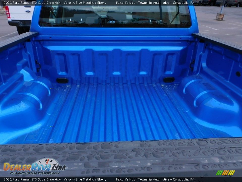 2021 Ford Ranger STX SuperCrew 4x4 Velocity Blue Metallic / Ebony Photo #4