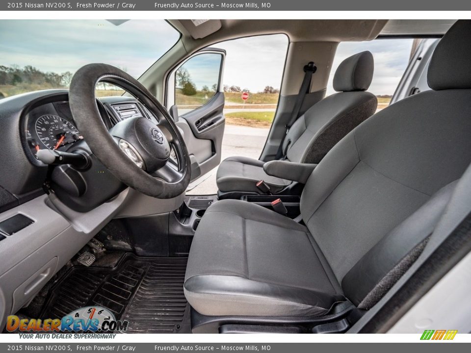 2015 Nissan NV200 S Fresh Powder / Gray Photo #18