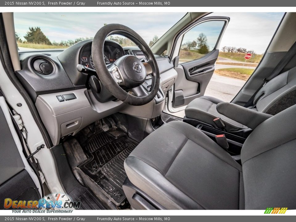 2015 Nissan NV200 S Fresh Powder / Gray Photo #19