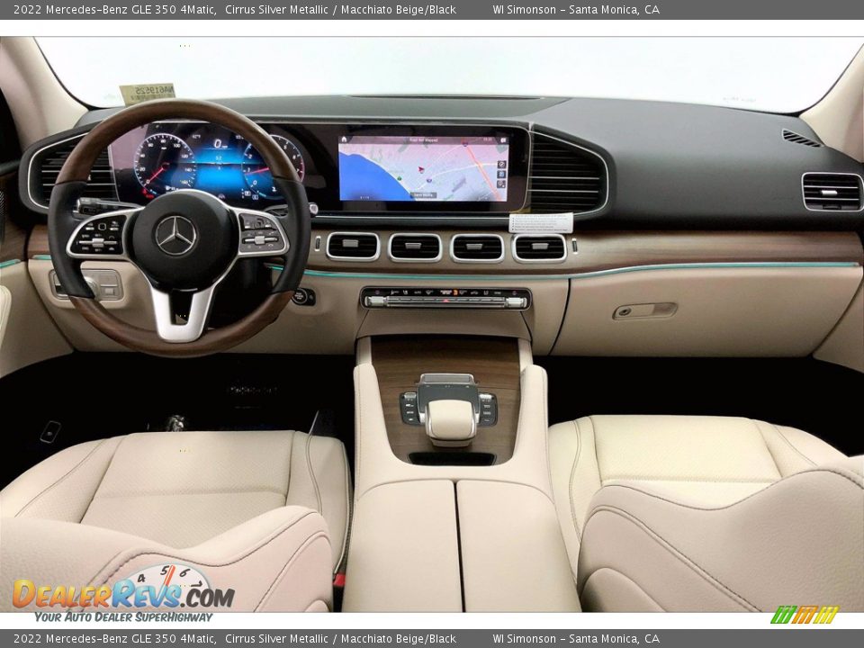 2022 Mercedes-Benz GLE 350 4Matic Cirrus Silver Metallic / Macchiato Beige/Black Photo #6