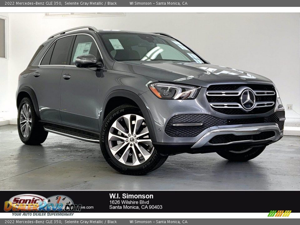 2022 Mercedes-Benz GLE 350 Selenite Gray Metallic / Black Photo #1