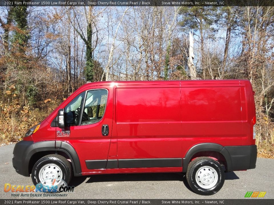 2021 Ram ProMaster 1500 Low Roof Cargo Van Deep Cherry Red Crystal Pearl / Black Photo #1