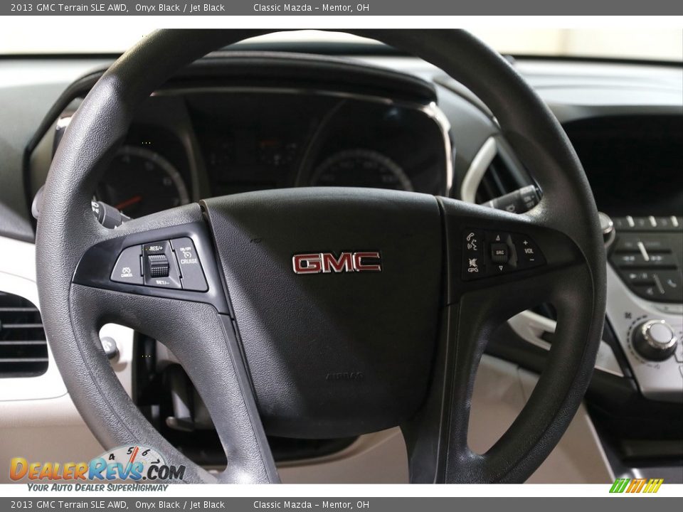 2013 GMC Terrain SLE AWD Onyx Black / Jet Black Photo #7