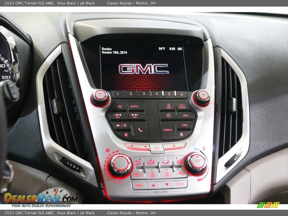 2013 GMC Terrain SLE AWD Onyx Black / Jet Black Photo #9