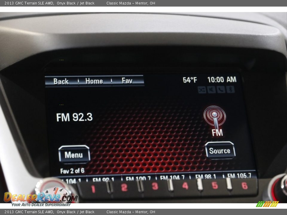 2013 GMC Terrain SLE AWD Onyx Black / Jet Black Photo #10